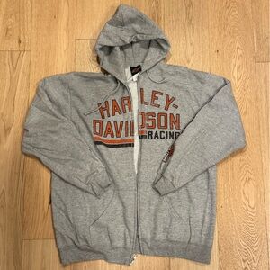 2000’s Kanes Harley-Davidson Gray Racing Hoodie
